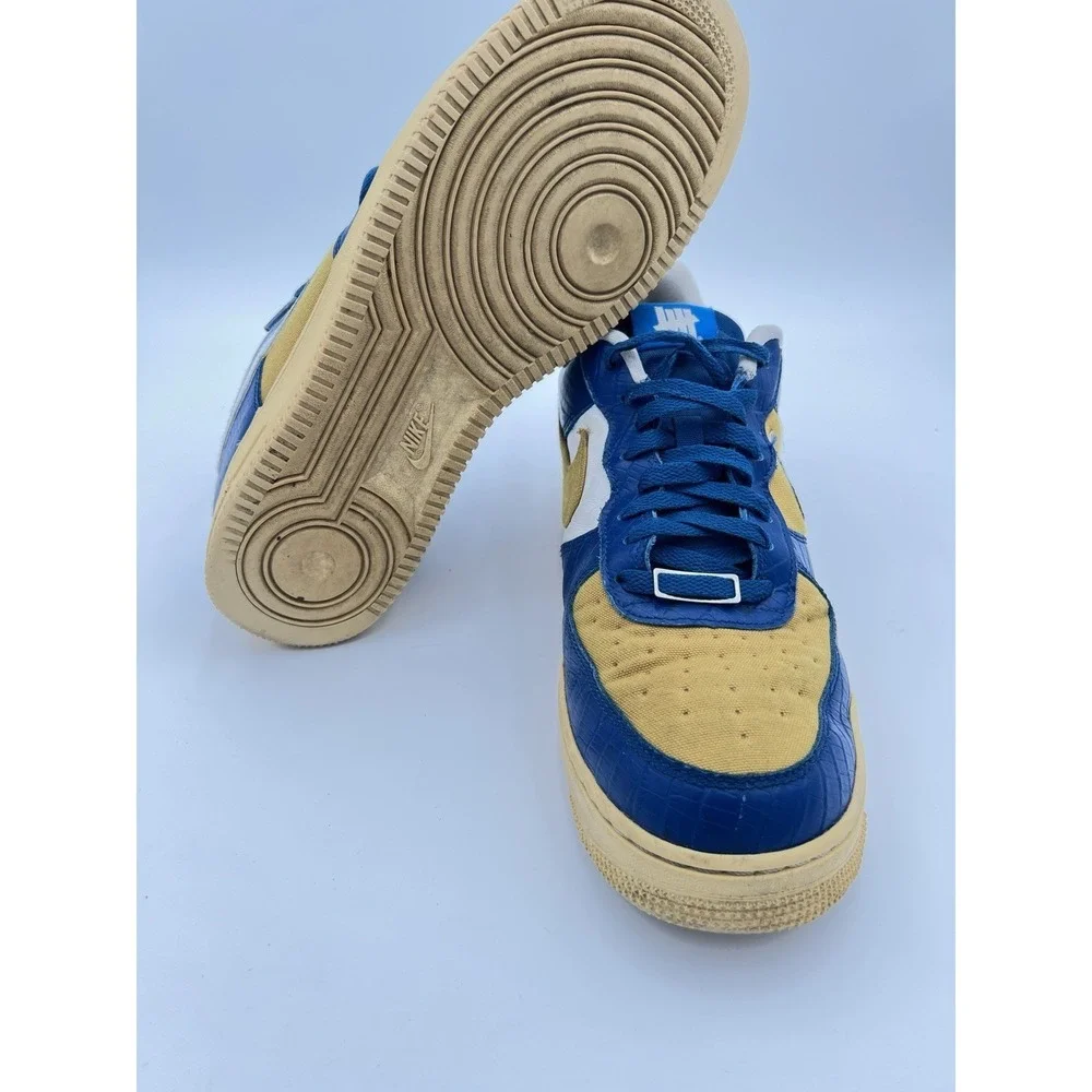 Nike Dunk Low Retro Blue Yellow Sneakers Men's Athletic Shoes Size 13